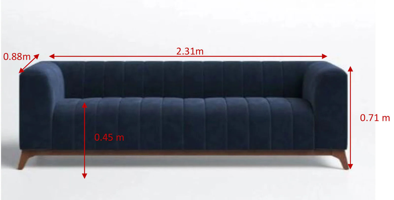Bella 3 Seater Sofa