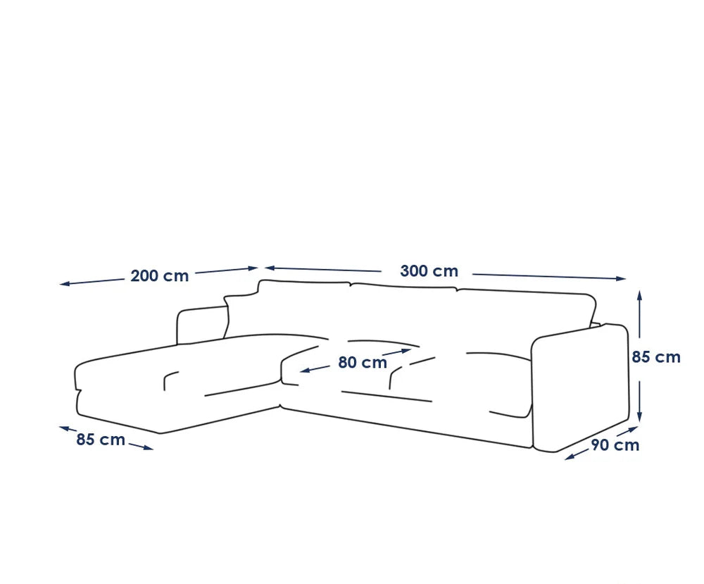 Lina L Shape Sofa