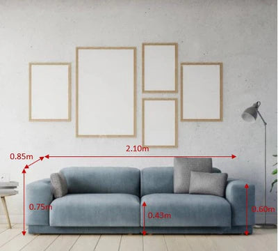 Matthew 3-Seater Sofa + 3 Free cushions