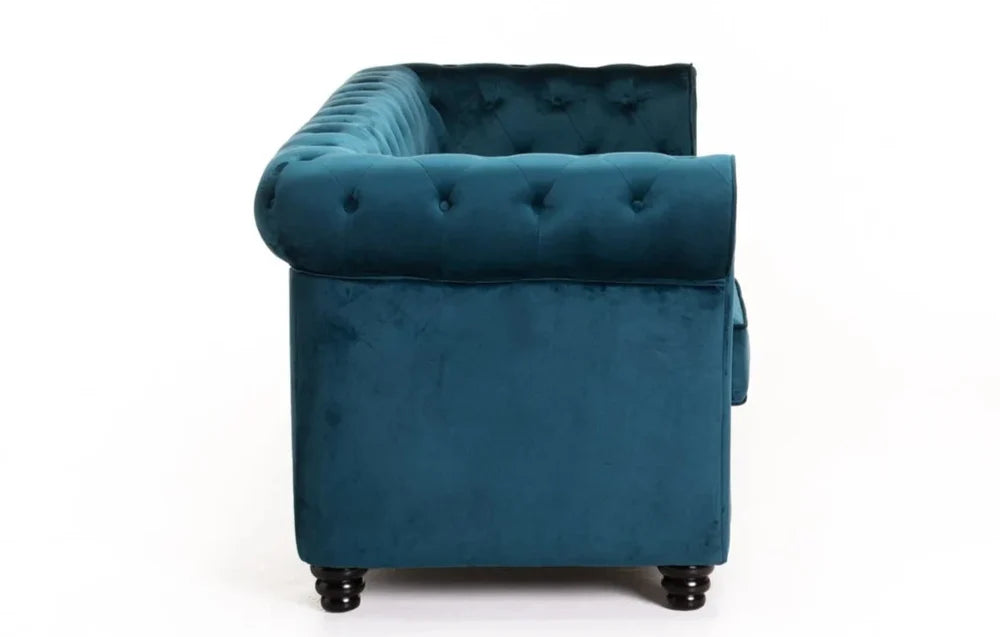 Velvet 3-Seater Sofa