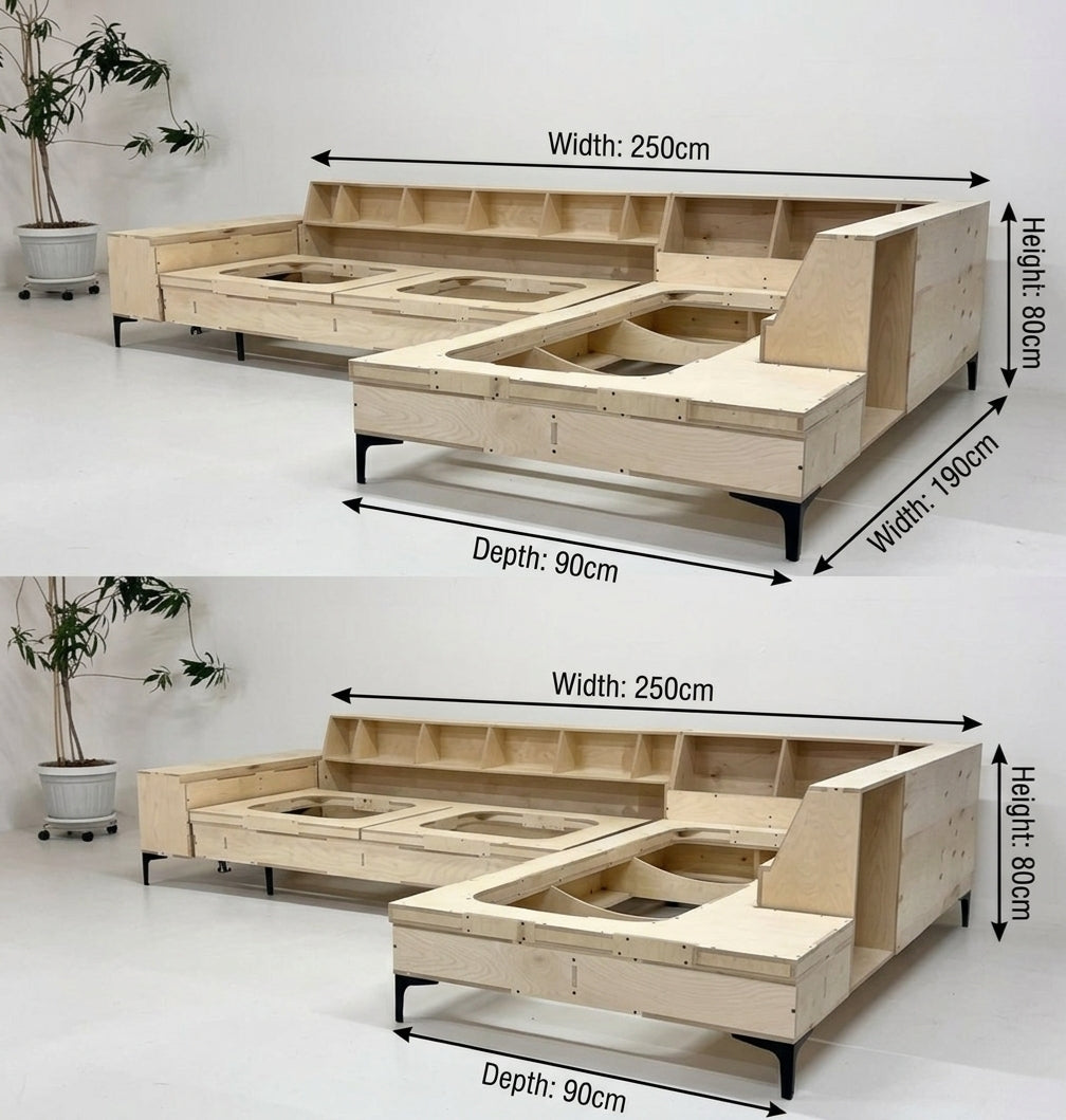 Nanette L Shape Sofa