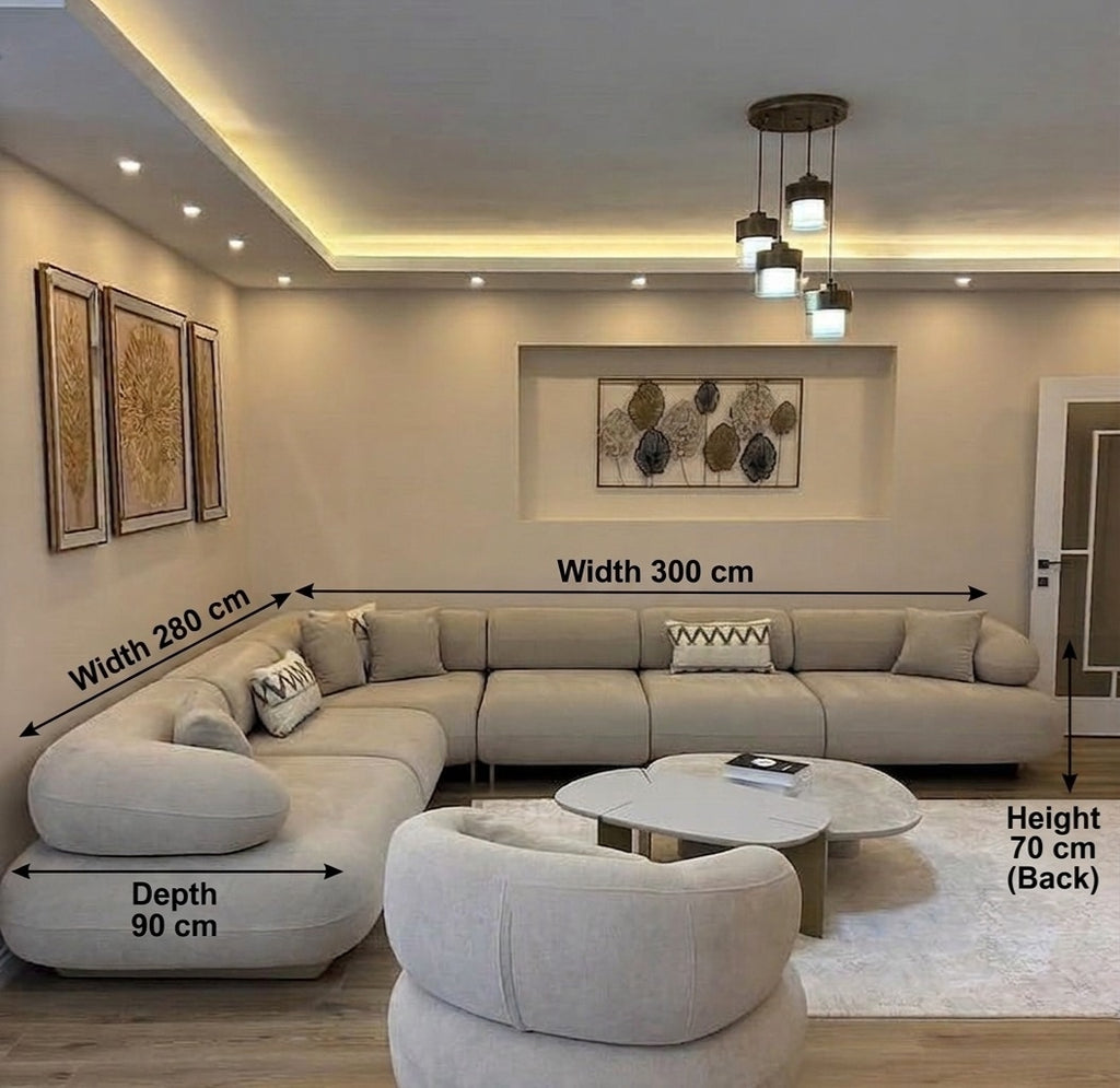 Bella L Shape Sofa