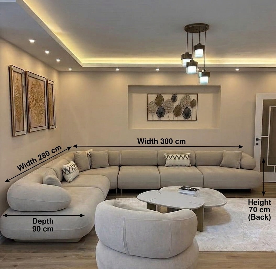 Bella L Shape Sofa