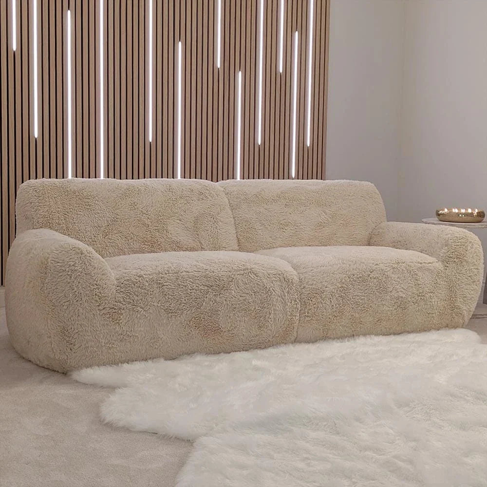 Kiara Faux 3 Seater Sofa