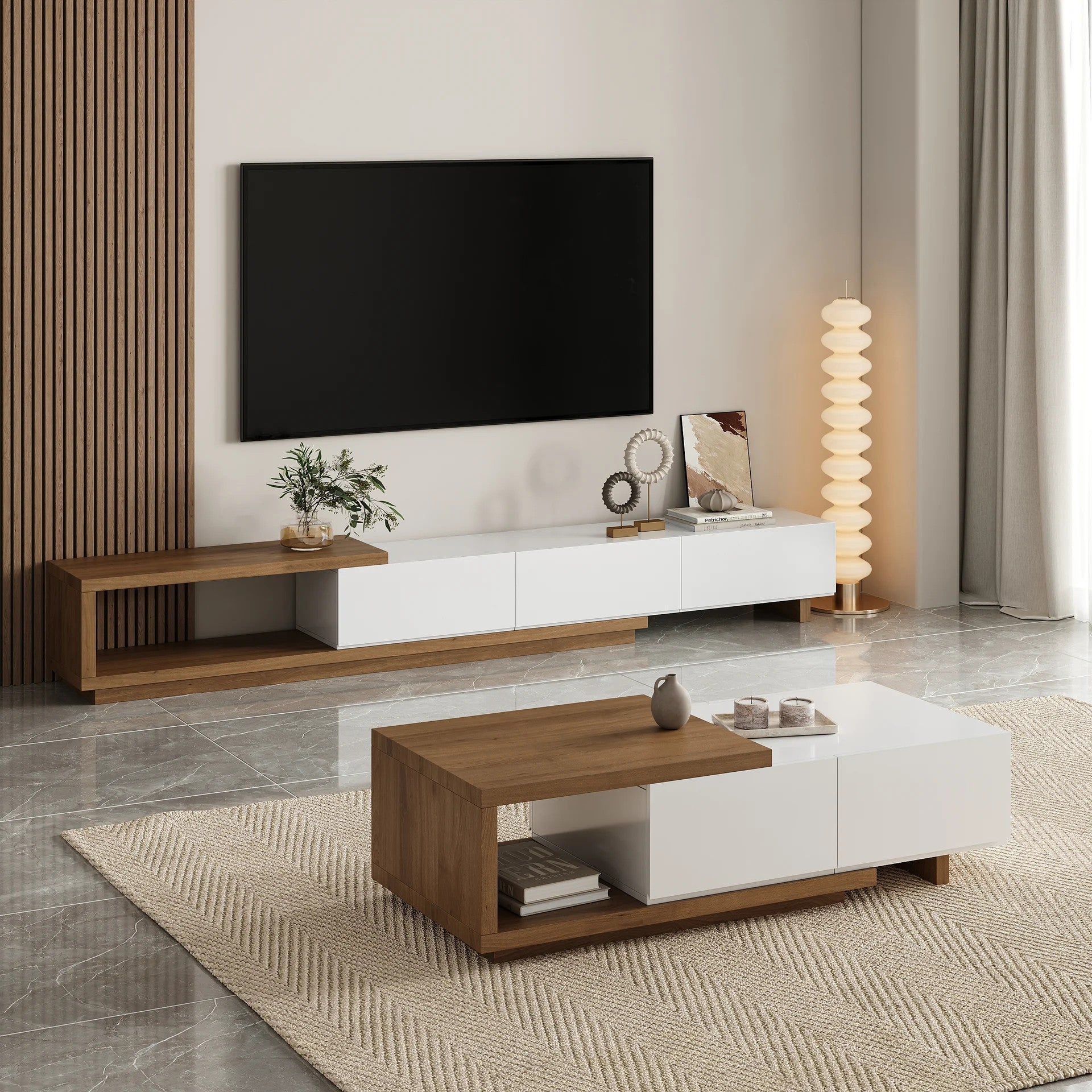 Angela TV stand with Coffee Table