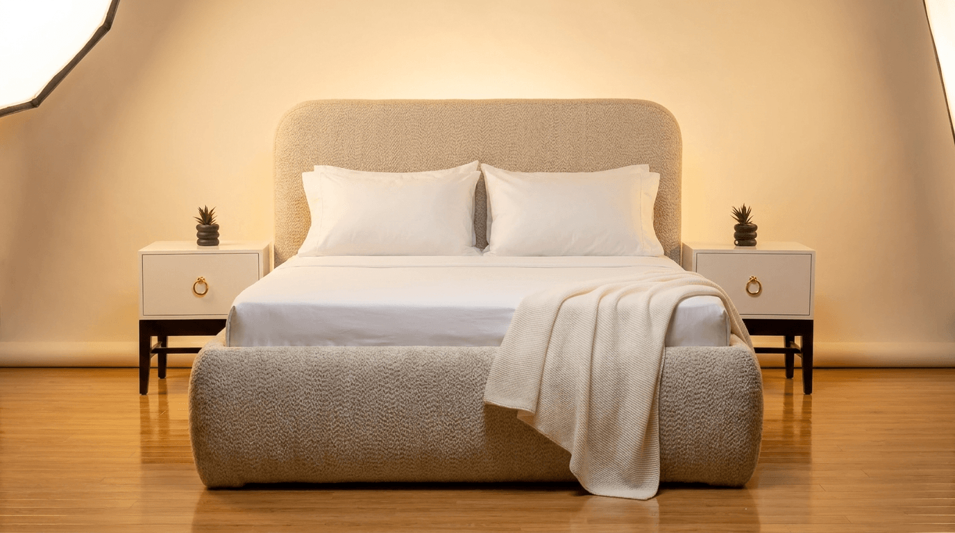 Nara Queen size bed + 2 bedsides