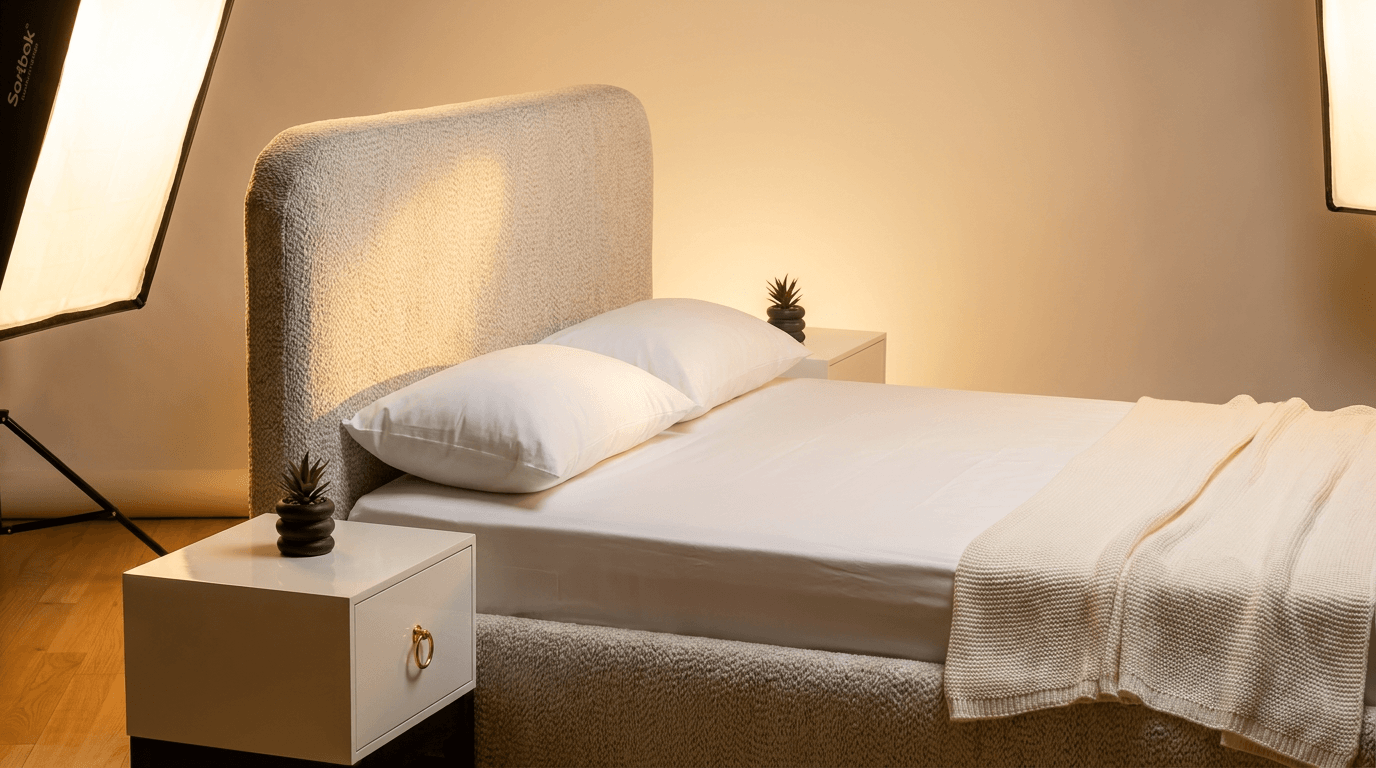Nara Queen size bed + 2 bedsides