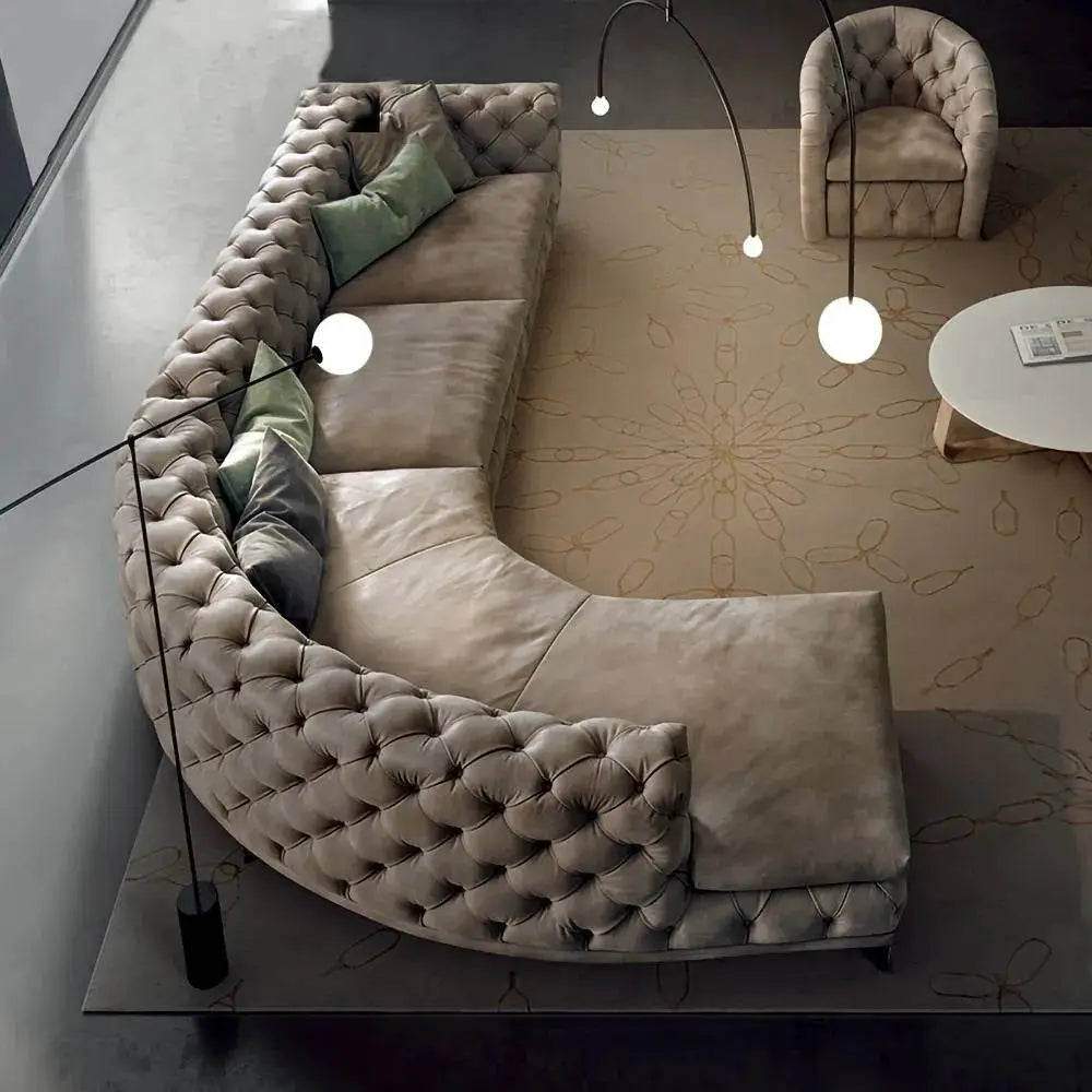 Ferdane L-Shape Sofa + 3 Free Cushions