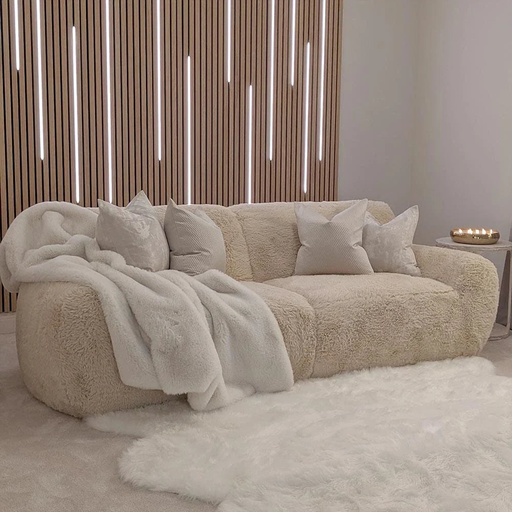 Kiara Faux 3 Seater Sofa