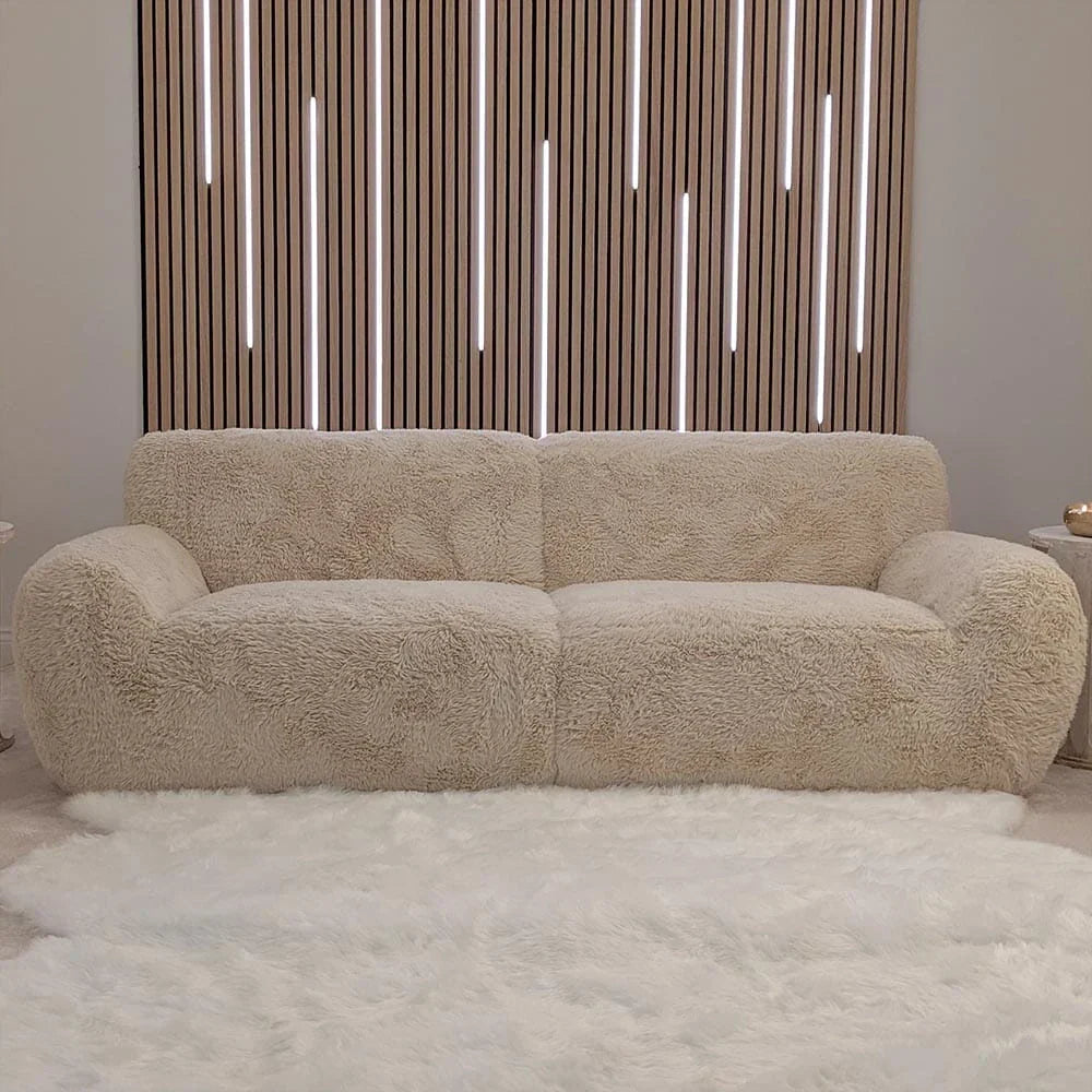 Kiara Faux 3 Seater Sofa