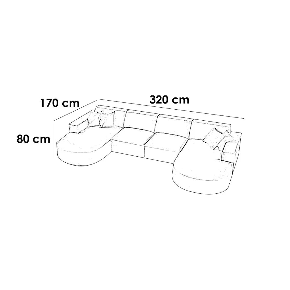 Sienna U-Shape Sofa