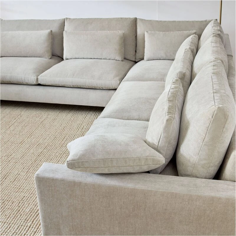Rachel U Shape Sofa + 3 Free Cushions