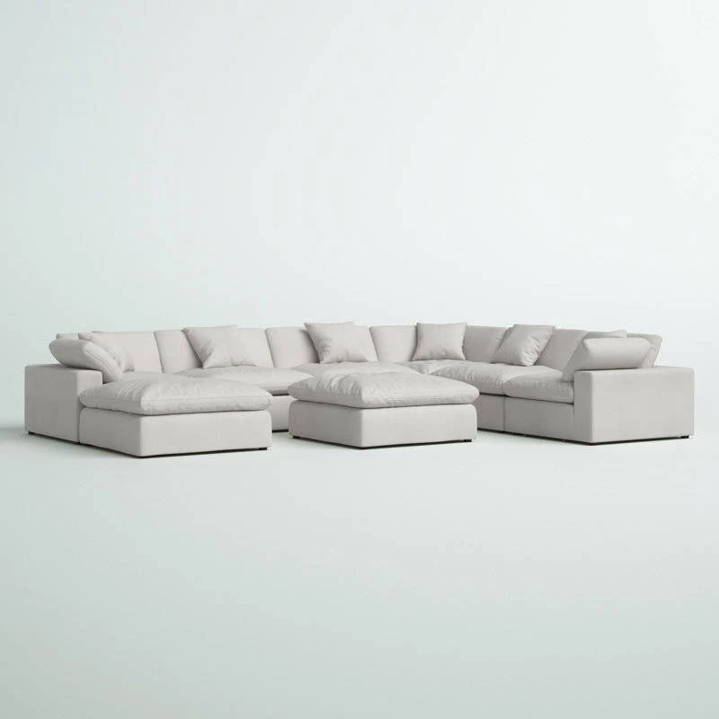 Nadia U Shape Sofa + 3 Free Cushions