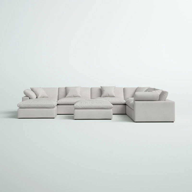 Nadia U Shape Sofa + 3 Free Cushions