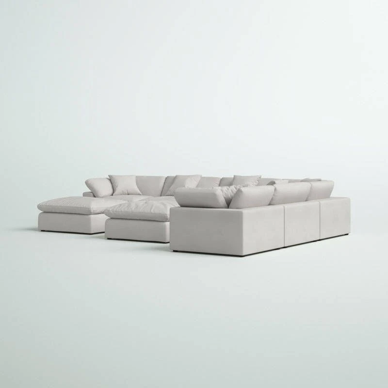 Nadia U Shape Sofa + 3 Free Cushions