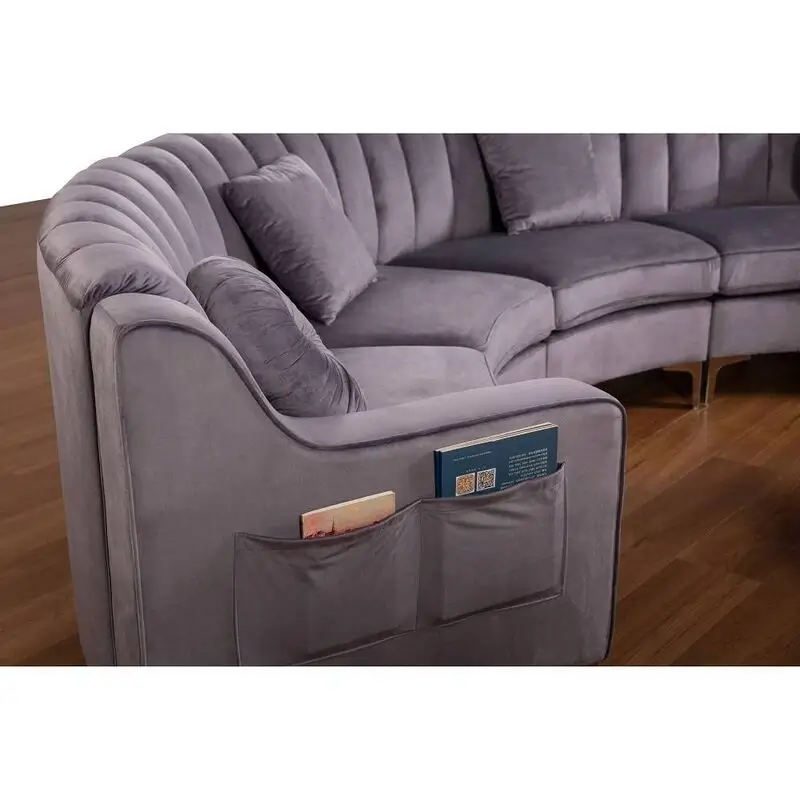 Yasmine U Shape Sofa + 3 Free Cushions