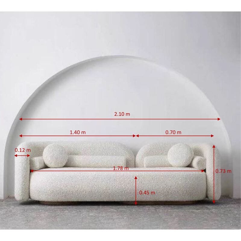 Carlos 3 Seater Sofa + 3 Free Cushions