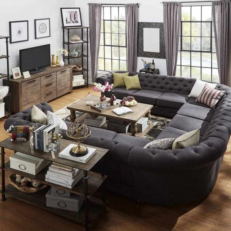 Penelope U Shape Sofa + 3 Free Cushions