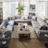 Penelope U Shape Sofa + 3 Free Cushions