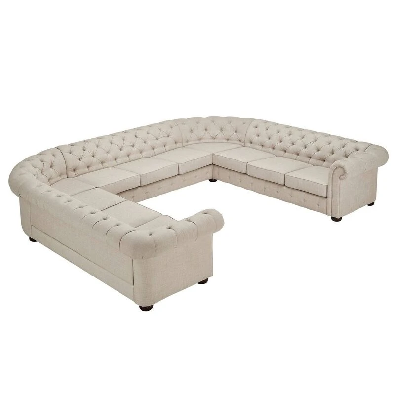 Penelope U Shape Sofa + 3 Free Cushions