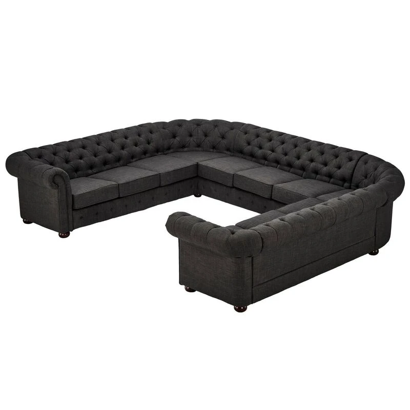 Penelope U Shape Sofa + 3 Free Cushions
