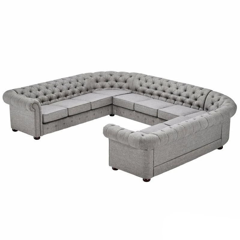 Penelope U Shape Sofa + 3 Free Cushions