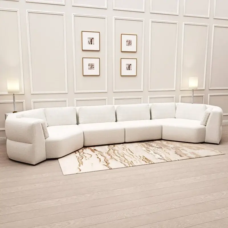 Aaron U Shape Sofa + 3 Free Cushions