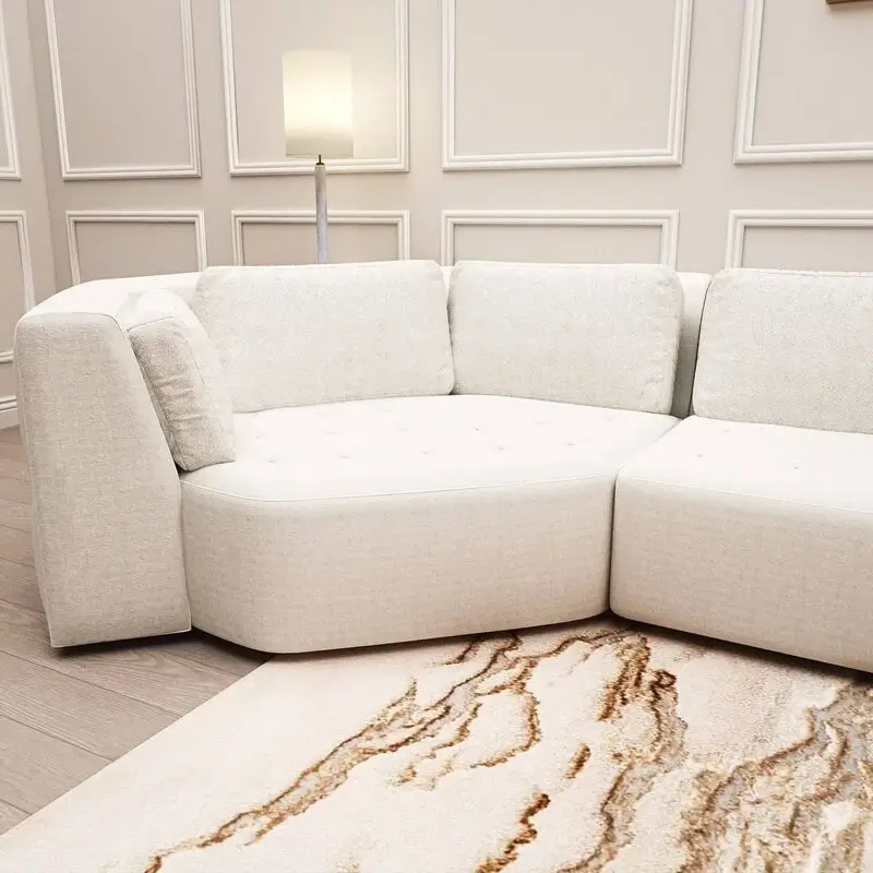 Aaron U Shape Sofa + 3 Free Cushions