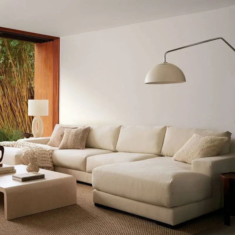 Piper U Shape Sofa + 3 Free Cushions