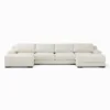 Piper U Shape Sofa + 3 Free Cushions