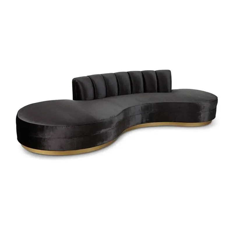 Ulysses 4 Seater Curved Sofa + 3 Free Cushions